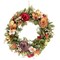 Northlight Rose and Pansy Artificial Wooden Spring Wreath - 10"